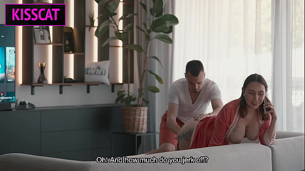 Stepmom Seduces Stepson While Husband’s Away—Will Her Naughty Phone Call End in a Taboo Fuck?!