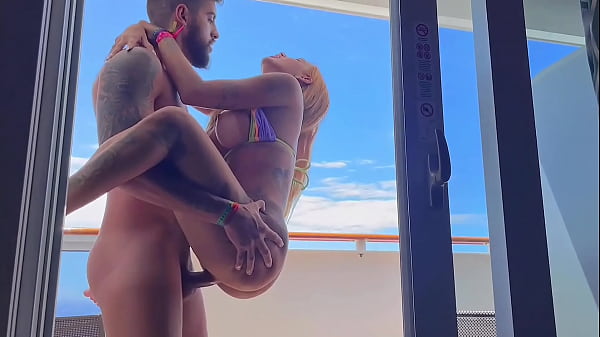 End of the year on Cruzeiro, we fucked on board on our cabin balcony - Kevlyn Santos
