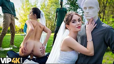 BRIDE4K. Newlyweds Love to have Sex in front of People