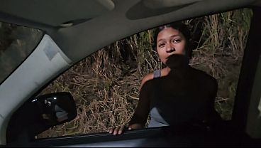POV: RE- Picking up a lost brunette on the road in a dark neighborhood