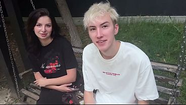 Shares his busty girlfriend with a stranger for money