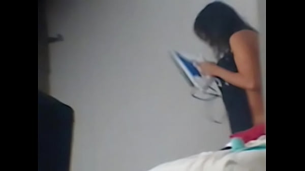 Naked and ironing after fucking