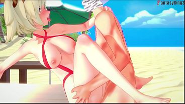 Burnice Bikini hard ahegao sex on the beach - Zenless Zone Zero | Full & Pov version on Sheer & PTRN: Fantasyking3