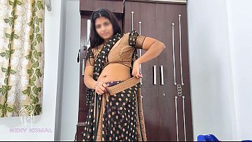 Komal, I was wearing a saree after taking a bath, my brother-in-law had entered secretly and was already shaking his penis inside.