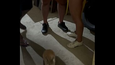 Hotwife went to show off to a friend at the bar and ended up with him and another guy. She got fucked in the ass.