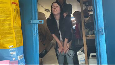 A warehouse worker fucked the manager hard right there on the boxes and put her in her place