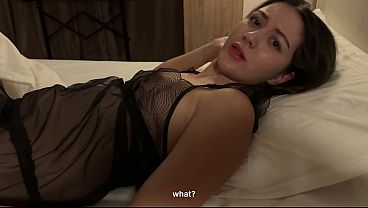 Big Ass Step Sister Only In Panties Jerking Off Stepbrother And He Couldn't Resist to Fuck Her Hard!