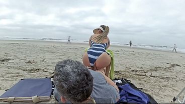 I won't leave until you cum in my ass! Anal creampie in front of everyone.