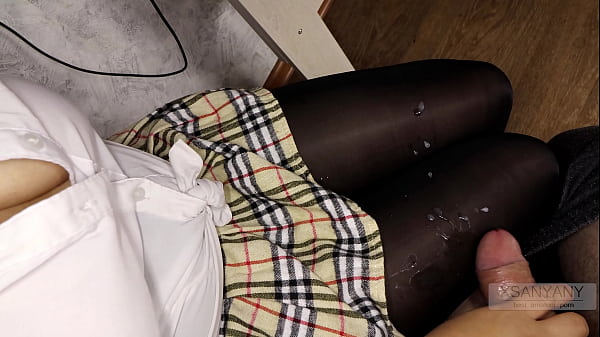 The teen jerks off a classmate's dick)))milking. SanyAny