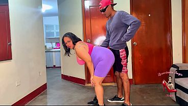 Instructor fucks me in my room, gives me collagen in my buttocks