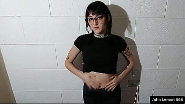 Shy busty girl loves doggystyle position.