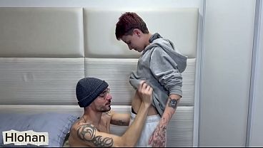 My friend fucks me good until he fills me with cum.