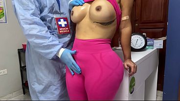 Doctor, I'm itchy down here... and ends up sticking his dick in the doctor's office