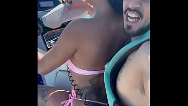 A gorgeous Brazilian girl gets lost in her cuckolded husband's clutches and goes to have sex with the jet ski instructor at sea, far from her cuckolded husband.
