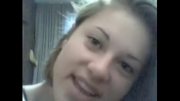 Girl Having Fun with Webcam