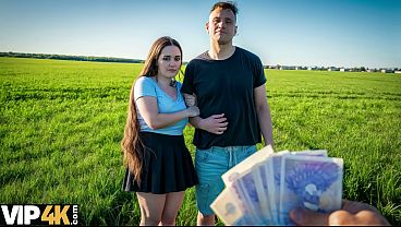 HUNT4K. How much would it cost to fuck your Girlfriend with Big tits?