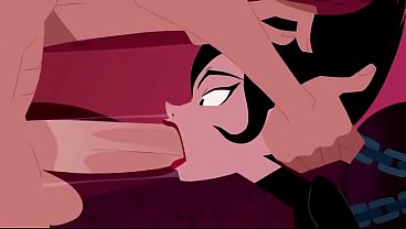 Samurai jack ashi’s blowjob