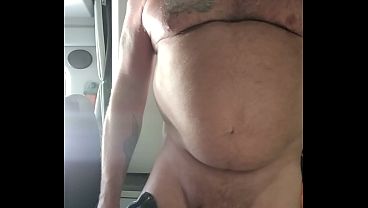 Getting Big Cock stuffed in my Jeans in my Truck.