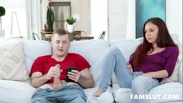 FAMSLUT - Step Sister Ava Haze Caught Her Masturbating and Joins Him