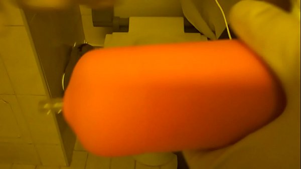 Me and a pussy pump in toilet