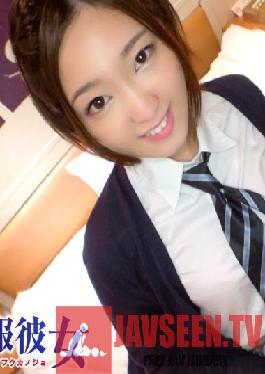 If you put on a uniform,it will take 5 minutes! ? I asked Ameri-chan (Paipan),a slender beauty who boasts a nice ass,to wear the school uniform that she used in real life for the first time in a few years and take a gonzo! ? : Uniform girlfriend No.02