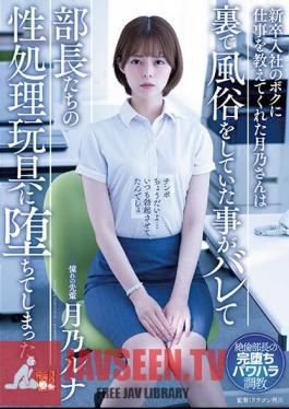 Mr. Tsukino, Who Taught Me The Job As A New Graduate, Was Found Out That He Was Doing Customs Behind The Scenes And Fell Into The Sexual Processing Toys Of The Managers. Luna Tsukino