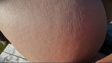 PAWG gets dirty at Public Lake Viewing Point - She doesn't give a Fuck about getting Caught!