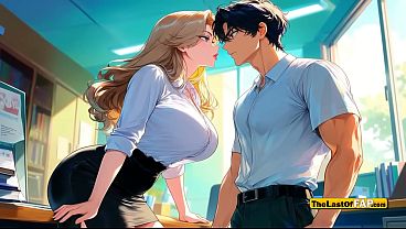 Hot MILF Gets Fucked by Obsessed Student in Library – Uncensored AI Hentai  - Cock Hero