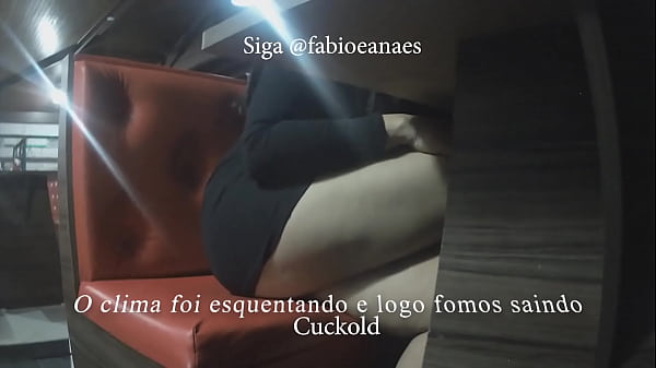 Naughty hotwife dating on the street, after making a sweet tooth on the date as friend big dick and cuckold filming everything.(Teaser)