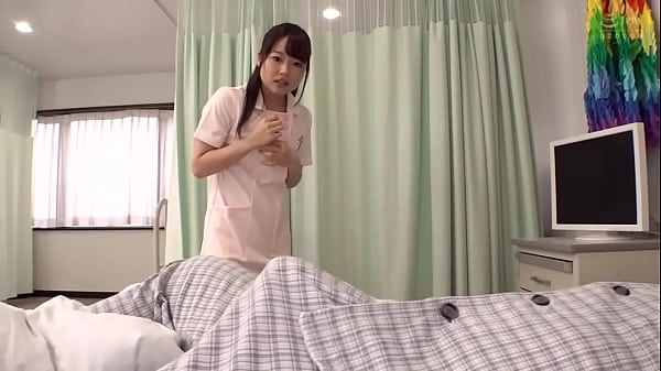 Close sex under the duvet with a tiny nurse with an innocent face.