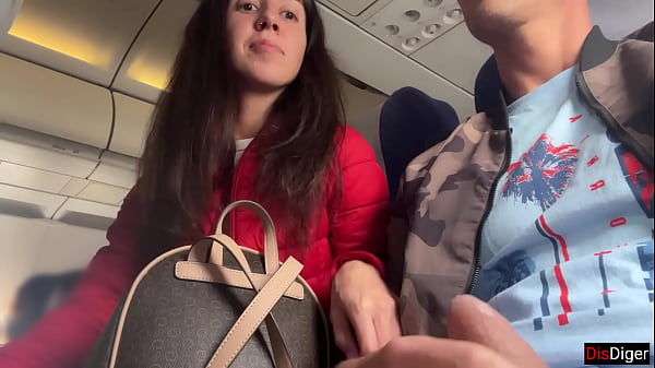 Risky Public Jerking Off On A Plane Full Of People - Public Dick Flashing