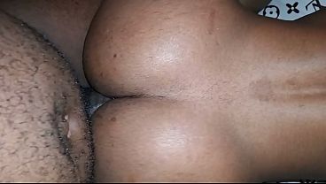 My girlfriend is experiencing anal sex for the first time.