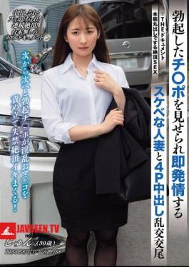 THE Documentary: Orgasmic Sex With Instincts Exposed. A Horny Housewife Is Shown An Erect Penis And Gets Turned On Instantly. A 4P Creampie Orgy With Jun Suehiro.