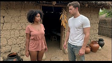 WOW – White Male TOURIST FUCKS Black Woman from an AFRICAN TRIBE After the Tour Through AFRICA ( AI Generated)