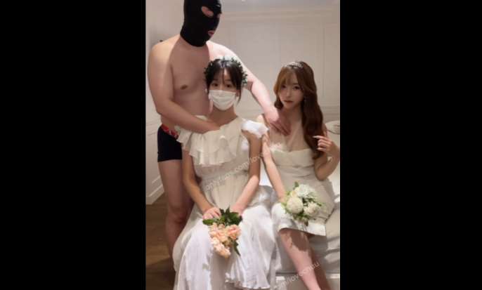 한국야동_결혼식날 신부와 들러리를 한방에!!