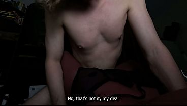Dirty talk "stepdad fucks you like a little slut"eng sub