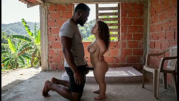 WOW - Brazilian DWARF FUCKS Her NEIGHBOR for the FIRST TIME with a HUGE BBC COCK (AI Generated)