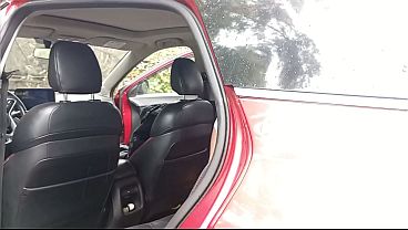 I fucked her hard in the car right in front of my wife, and we almost got caught.