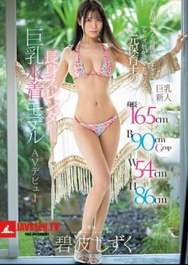 Height 165cm B90cmGcup W54cm H86cm Former Nursery School Teacher, Tall, Slender, Big-breasted Swimsuit Model, Makes AV Debut Aonami Shizuku, Whose Sample Images Of Her Body Are So Erotic That They Have Attracted A Huge Number Of Hits