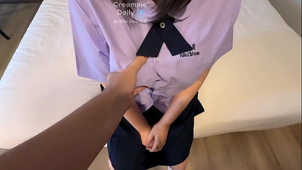 Cum inside a cute girl.