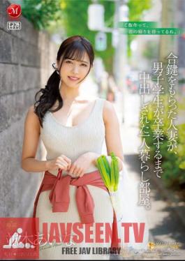 A Single Room Where A Married Woman Who Received A Duplicate Key Was Vaginal Cum Shot Until The Male Student Graduated. Aina Namiki