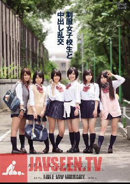 Studio Zukkon / Bakkon - Uniform Schoolgirls - Creampie Orgy