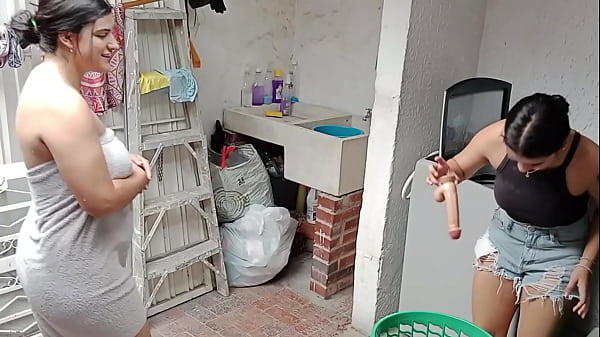 I find dildo used with semen in the room of the patron, he comes to get it and insinuates me, he undresses me and began to give me tongue in the pussy, we fuck delicious