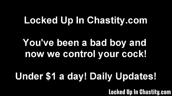 Your goddess holds the key to your chastity device