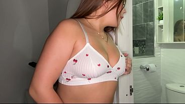 My boyfriend and I watched my stepmother bathe, we went to the room and had a threesome.