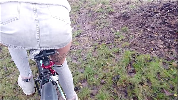 Premiere! Fucked hot bike in public! Part 2