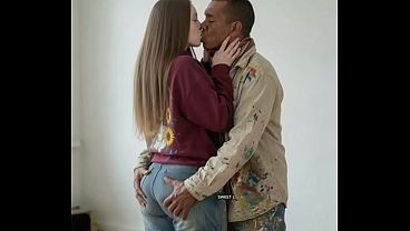 AAAY!!! PUT IT IN SLOWLY BECAUSE IT'S MY FIRST TIME FROM BEHIND!!!!! Naughty Student Gives Her Ass to Her Teacher!! College Girl Slut and Submissive It Hurt But She Liked It!!! - [AI GENERATED]