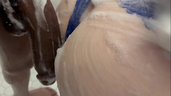 I'm a naughty big booty teen who sneaks into the shower daily with my hung stepdad behind my stepmom's back,I love getting pounded by his thick cock and taking deep creampies in my creamy pussy while stroking his huge BBC “Full Video On Xv