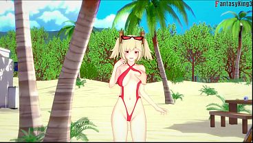 Burnice Bikini POV sex on the beach - Zenless Zone Zero | Full & Pov version on Sheer & PTRN: Fantasyking3
