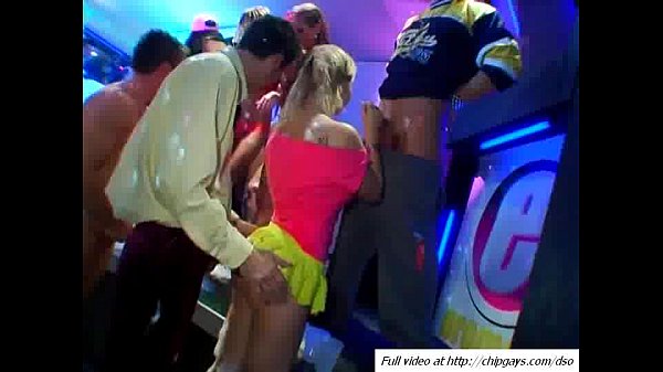 Ultra sex party in close nightclub